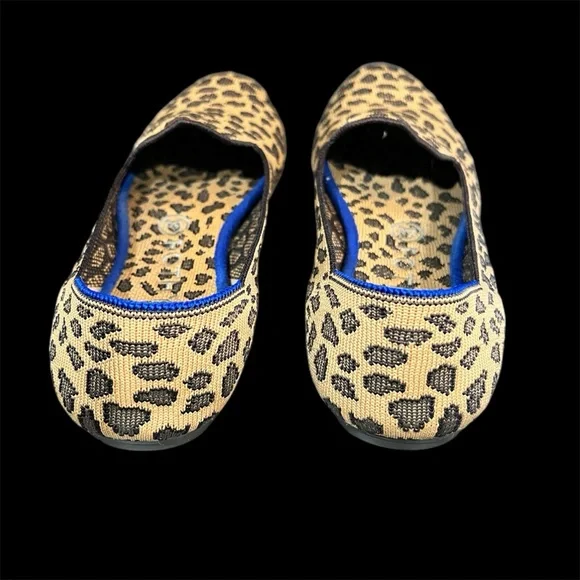 Rothys The Loafer Leopard Animal Print Slip On Ballet Flats Shoes Cheetah 8 - Picture 3 of 6